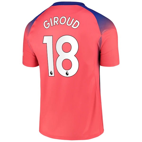 Camiseta Chelsea NO.18 Giroud 3ª 2020-2021 Naranja
